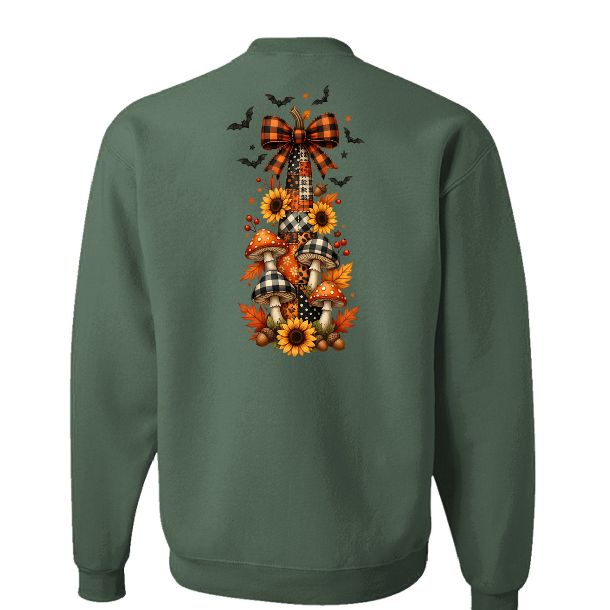 Military Green Heather - 562 - BACK