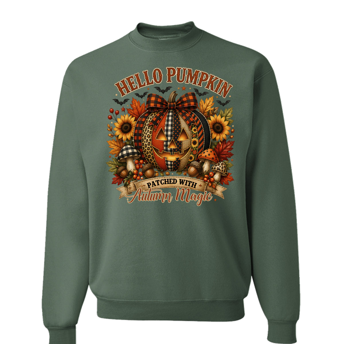 Military Green Heather - 562 - FRONT