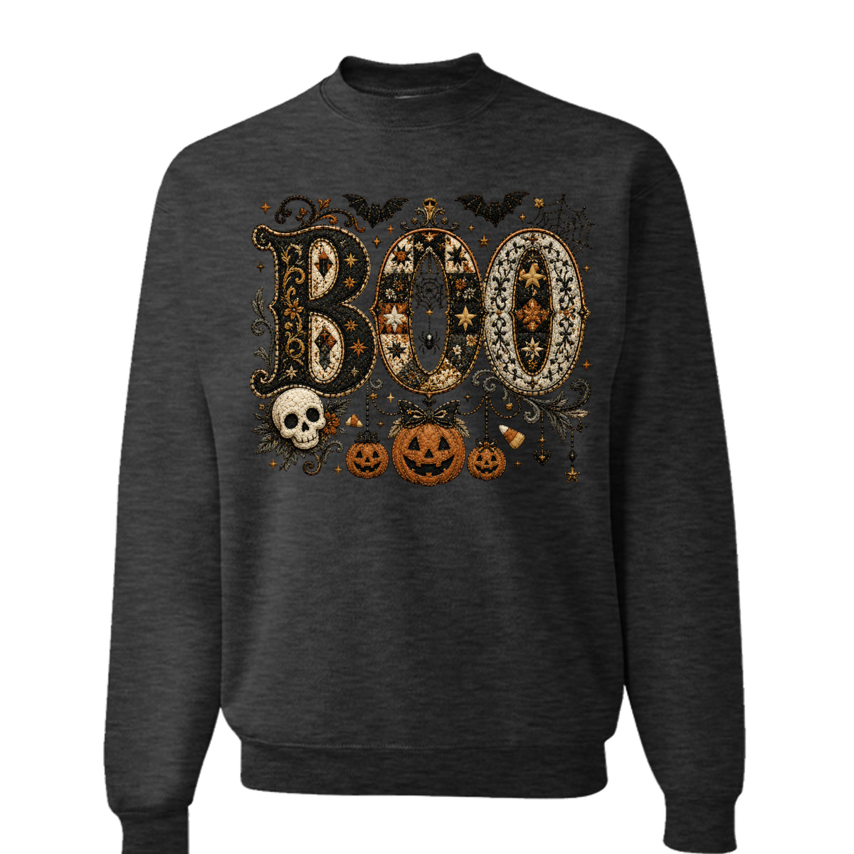 BLACK HEATHER - 562 - FRONT
