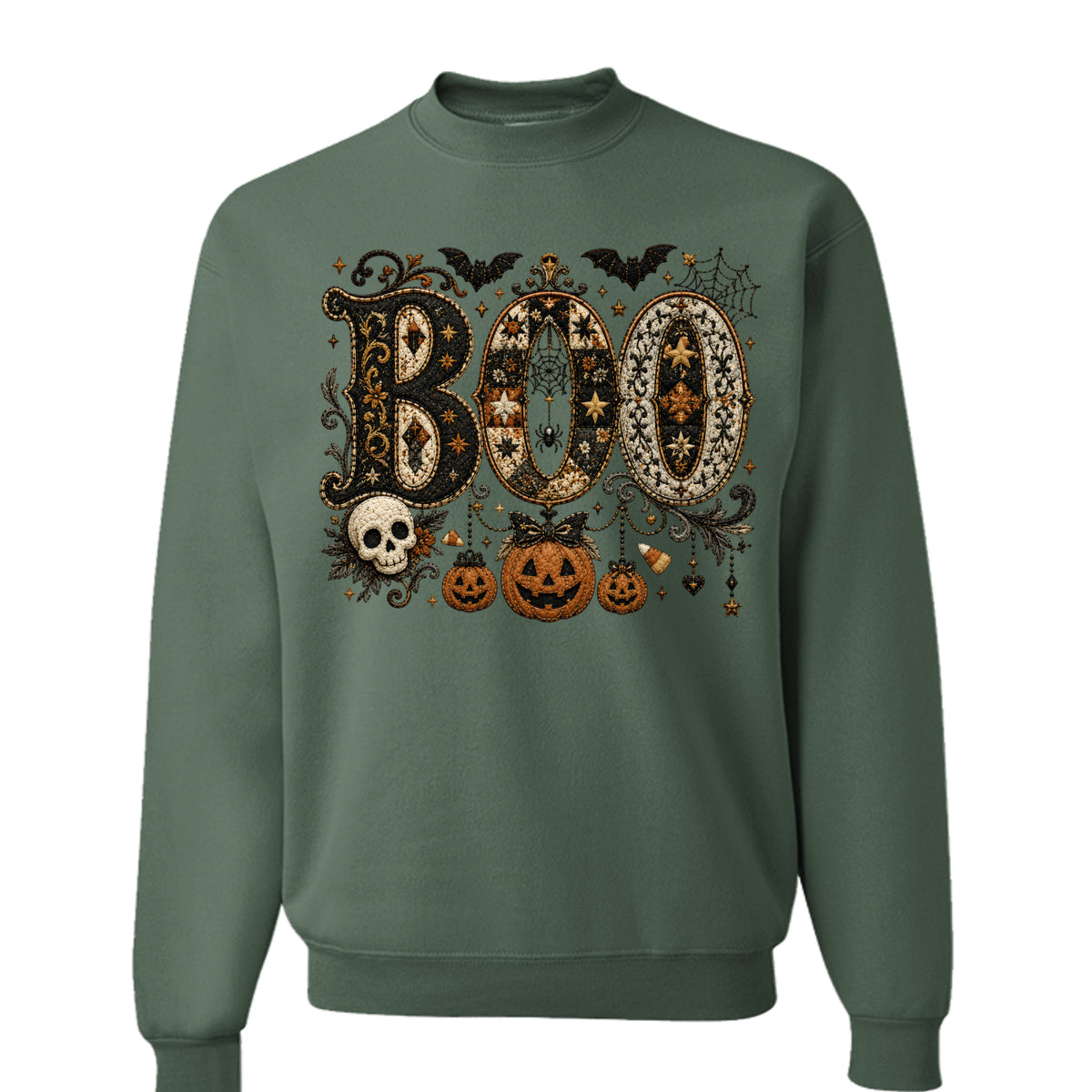 Military Green Heather - 562 - FRONT