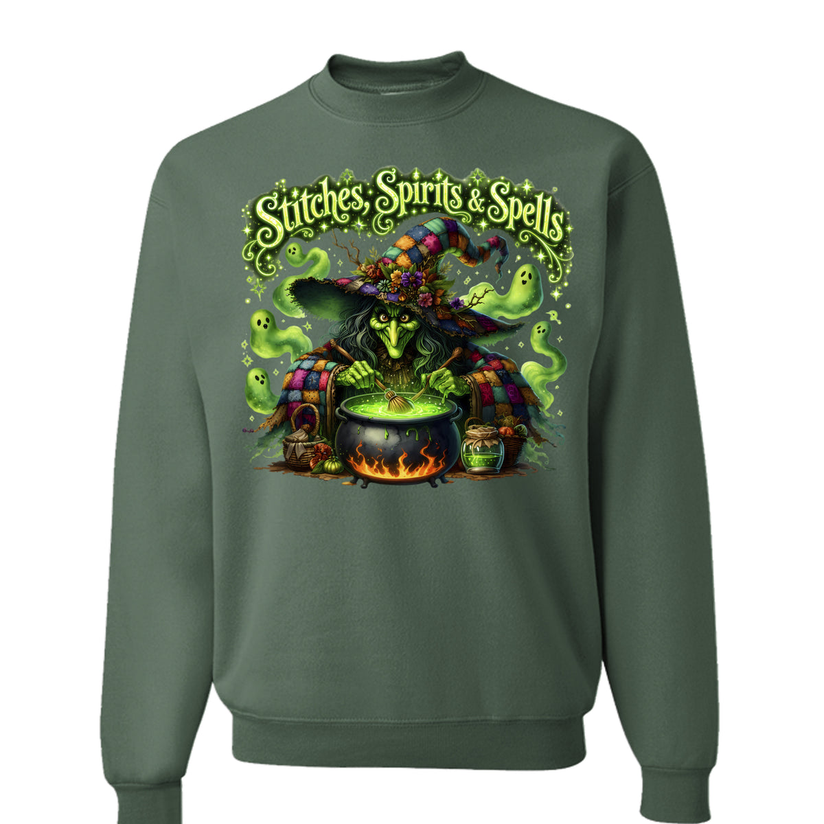 Military Green Heather - 562 - FRONT