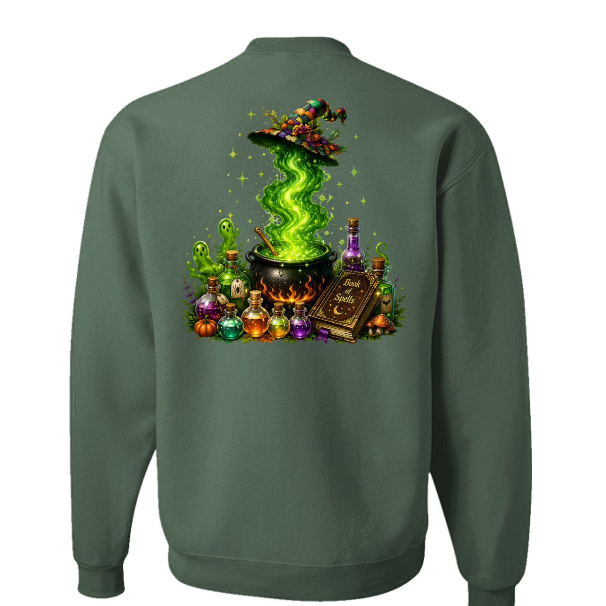 Military Green Heather - 562 - BACK