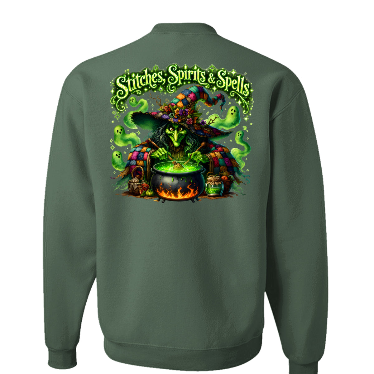 Military Green Heather - 562 - BACK